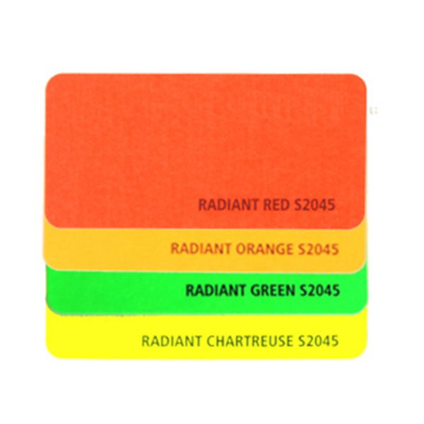 Day-glo-labels