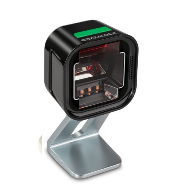 Datalogic Magellan 1500i, Black, Std Configuration, 2D, Riser stand with Magnetic Base, Euro Power Supply, RS-232 Cable