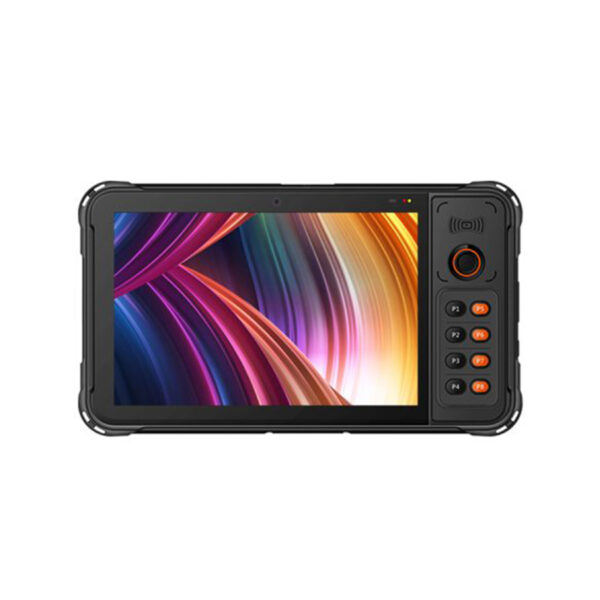 Urovo P8100 8Inch - 2D Barcode Engine (Zebra 4710) - Android 9.0，Qualcomm450，4GB RAM/64GB ROM,  TFT color capacitive screen 1280*1200, WIFI, BT, GPS, Camera (rear13MP, front 5MP）3G/4G (FDD-LTETDD-LTE:, NFC 3.8V 8400mAh Battery - Standard Accessories: Power Adapter*1, Main Battery*1, USB Cable*1
