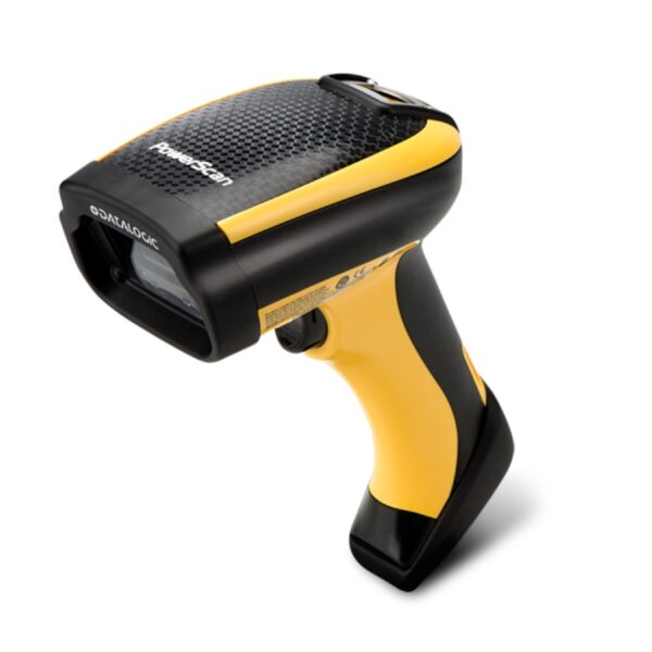 Datalogic PowerScan PM9501, 433 MHz, Area Imager Scanner, Auto Range, Removable Battery